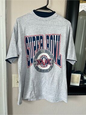 Minnesota Super Bowl 1990 Vintage Single Stitch Large T Shirt